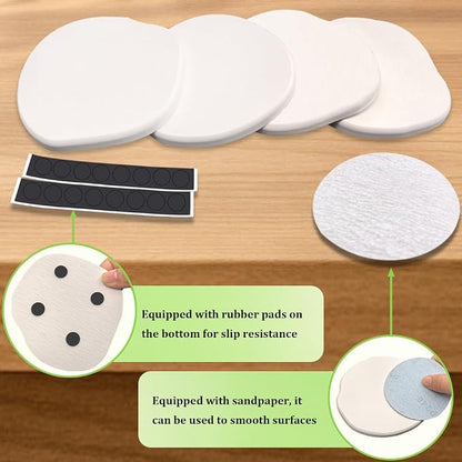 Diatomaceous Earth Coaster Set of 4, Unique Absorbent Stone Coaster, Irregular - Image 6