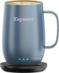 Kepwam Heated Coffee Mug T2-Plus, 20oz Large Capacity Longer Battery Life | by Kepwam