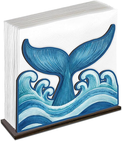 Whale Tail Napkin Holder for Table by Unknown