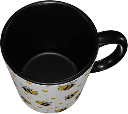 Yrebyou Bee Coffee Mug 11oz Ceramic Cup - Image 4