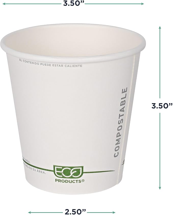 ECO PRODUCTS GreenStripe Disposable Paper Hot Cups, 10 oz - Image 3