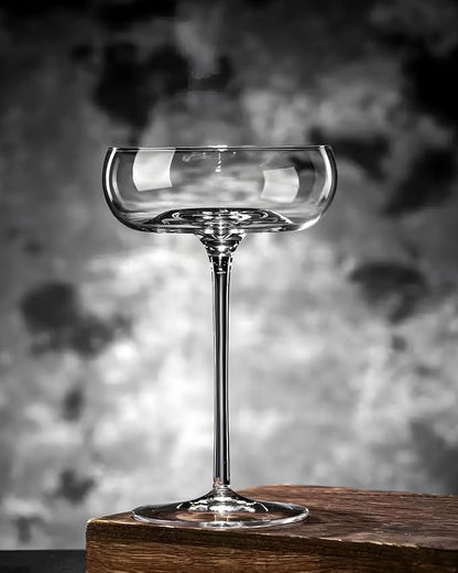Handmade Coupe Glasses Set of 4 – 8.5oz Crystal Cocktail Glasses - Image 8