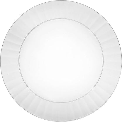 Party Essentials Deluxe Quality Hard Plastic 40 Count Party/Dinner Plates by PartyEssentials