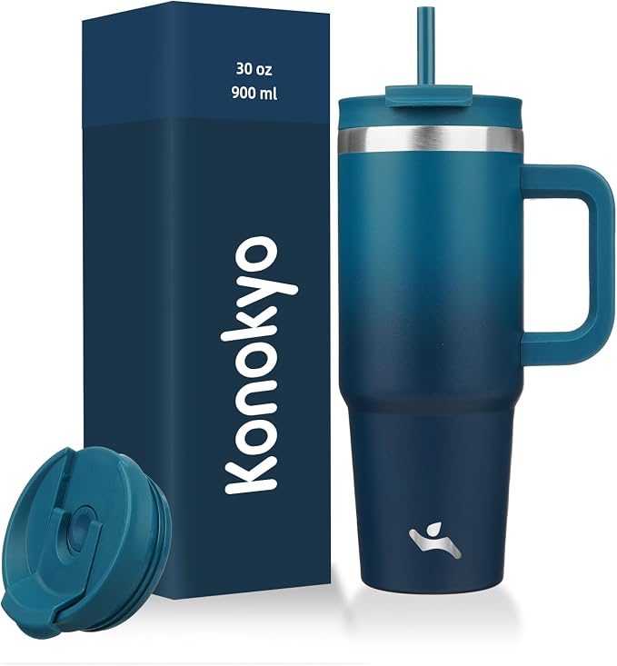 Konokyo 30 oz Insulated Tumbler Water Bottle by Konokyo