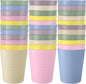 Eccliy 36 Pcs Kids Cups Bulk, 8 oz Plastic Toddler Drinking Cups Unbreakable by Eccliy