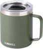 SUNWILL Travel Coffee Mug with Lid, Insulated Tumbler with Handle, 14 oz by SUNWILL