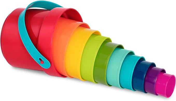 Battat Stacking Cups, Stack Up Cups Nesting Toy Set, 10 Pieces, Toddler | 9 - Image 8