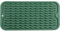 Silicone Dish Drying Mat for Multiple Usage,Easy clean,Eco-friendly,Heat-resistant Silicone Mat for Kitchen Counter or Sink,Refrigerator or Drawer Liner Green S 12 inches x 6 inches