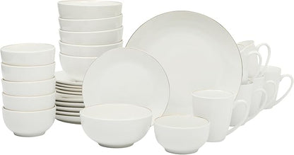 Gibson Home Ogalla 30 Piece Plates, & Mugs Dinnerware Set by GibsonHomewares