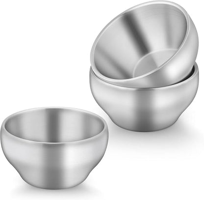 TeamFar Stainless Steel Bowls for Kids, 12oz Baby Toddler Bowls Set of 3 | by TeamFar