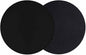 Black Coasters Set of 2, Solid Color Farmhouse Black Soft Absorbent Coasters by PIEPLE