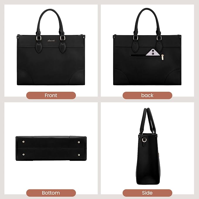 LOVEVOOK Laptop Bag for Women 15.6 lnch, Waterproof Laptops Tote Bags for Womens - Image 7