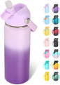 Fijinhom 18oz Insulated Stainless Steel Water Bottle, Wide Mouth Double Wall by Fijinhom