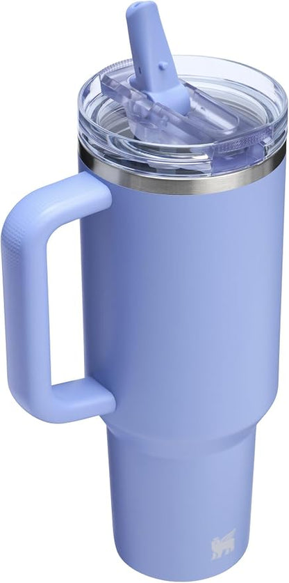 STANLEY Quencher ProTour Flipstraw Tumbler, 40 oz, Hydrangea | Built-In Straw & - Image 3