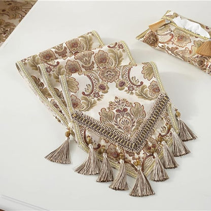 French Country Luxury Floral Pattern Table Runner - Image 2