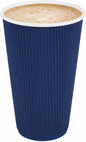 Restaurantware 16 Ounce Ripple Wall Disposable Coffee Cups, 500 Insulated by Restaurantware