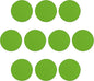 10 Round Foam Bud Coasters Pack, 4 inch - PU Foam, Party Favor - Lime Green