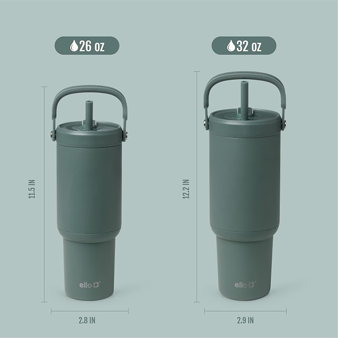 Ello Oasis Go+ 32oz Insulated Stainless Steel Tumbler - Image 7
