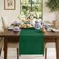 Classic Linen™ by D'Moksha Eden Green Table Runner 72 Inches Long, 100% Pure by DMokshaHomes