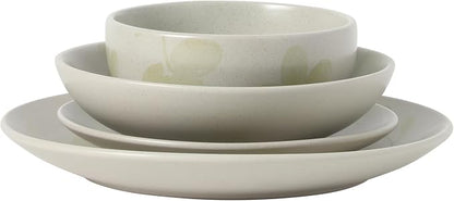 Gibson Home Admiral Hall Plates and Bowls Set, 16-Piece Floral Dinnerware Set - Image 10