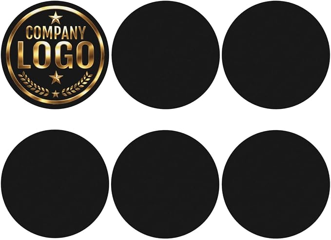 Custom Leather Coasters with Logo - Image 2