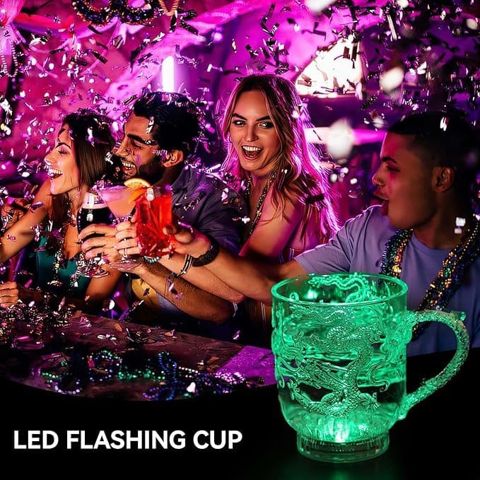 Flash Light Up Cups Glowing LED Beer Wine Whisky Liquor Crystal Glasses Tumbler - Image 7