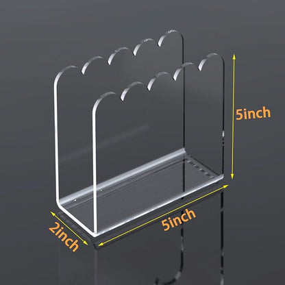 2 Pack Scalloped Acrylic Napkin Holder - Image 3