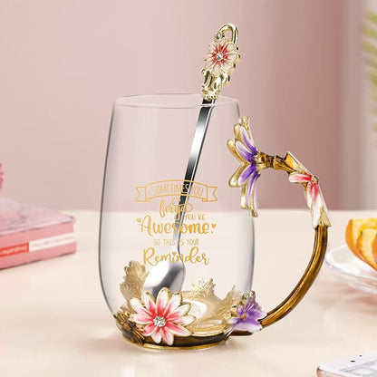 OEAGO Birthday Gifts for Women Mom Plastic Tea Cup Mothers Valentines Day Gifts - Image 7