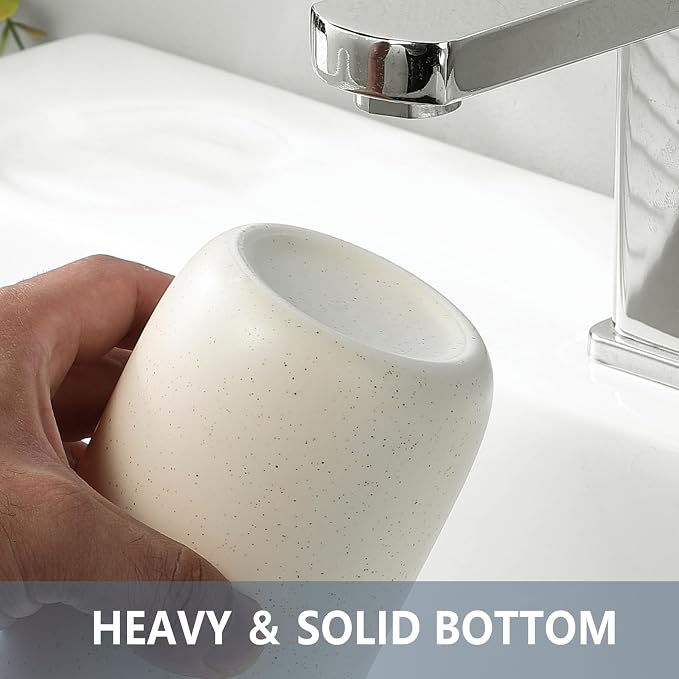 Beige Toothbrush Holders for Bathrooms - Image 6