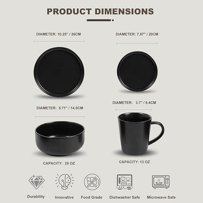 EWFEN 16-Piece Ceramic Dinnerware Sets - Image 3
