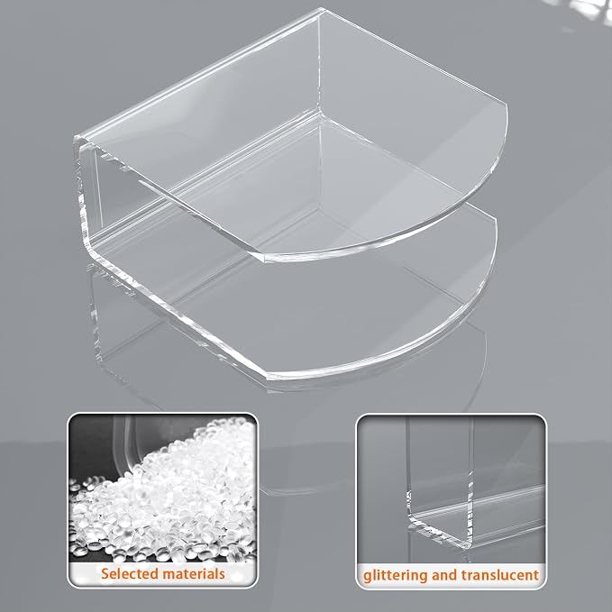Napkin Holder, 2 Pack Clear Acrylic Napkin Tissue Holder - Image 3