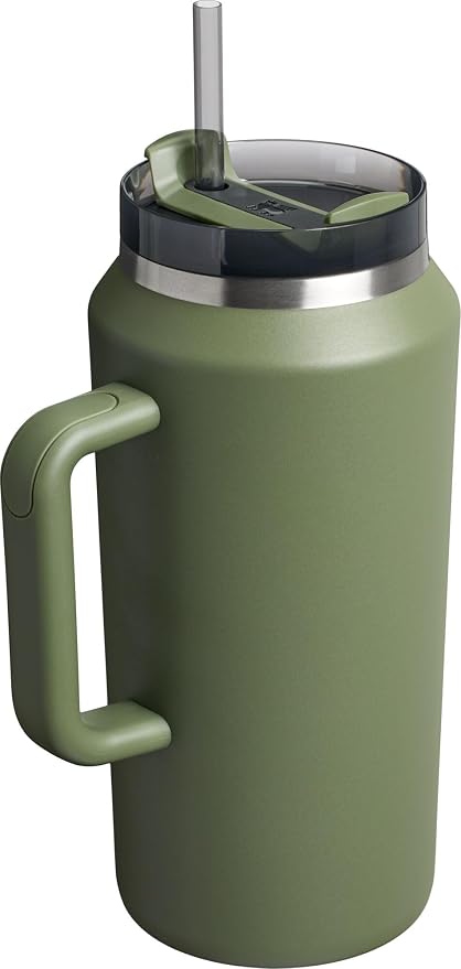 STANLEY Quencher H2.0 Flow State Tumbler, 64 oz, Dried Pine | Handle and Straw - Image 3
