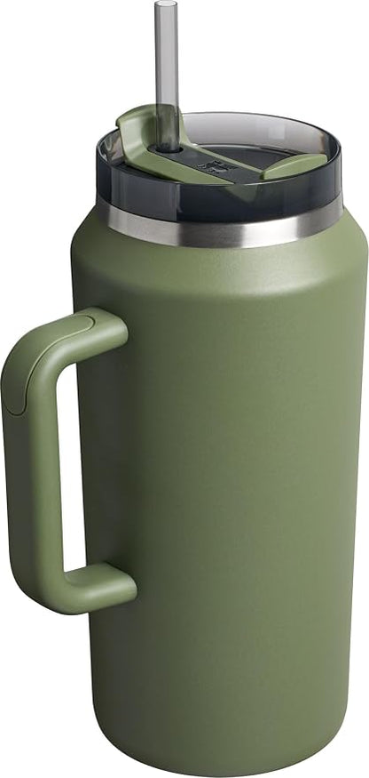 STANLEY Quencher H2.0 Flow State Tumbler, 64 oz, Dried Pine | Handle and Straw - Image 3