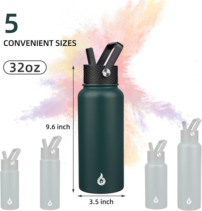 BJPKPK 32oz Insulated Water Bottle - Image 4