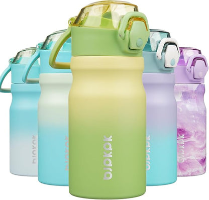 BJPKPK 14 oz Insulated Water Bottle, Stainless Steel Flask | Leak Proof Locking by BJPKPK