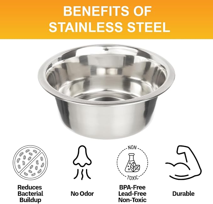 Neater Pet Brands 3.5 Cup Stainless Steel Dog Bowls, 1 Single Neater Feeder - Image 5