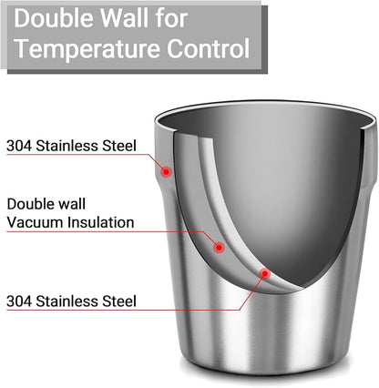 Beasea Stainless Steel Cups 6 oz, 8 Pack Small Bulk Stainless Steel Tumbler - Image 3