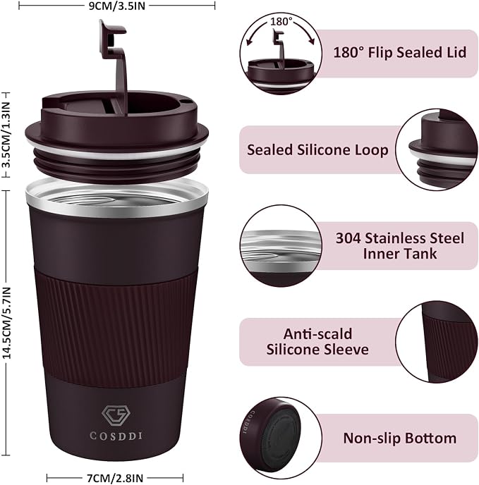 CS COSDDI 12 oz Stainless Steel Vacuum Insulated Tumbler - Image 2