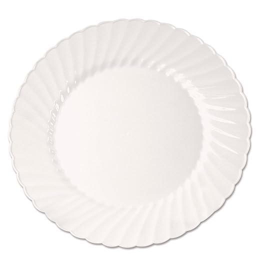 CW9180W Classicware Plastic Plates, 9 Inches, 18 Packs of 10 Plates by Waddington%C2%AENorthAmerica