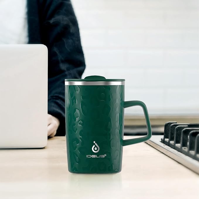 Ideus 16oz Insulated Stainless Steel Coffee Mug - Image 7