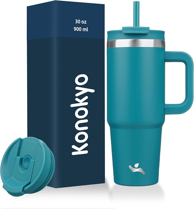 Konokyo 30 oz Insulated Tumbler Water Bottle by Konokyo