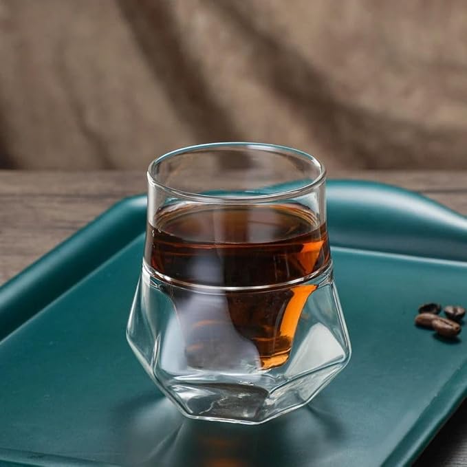 Set of 2 Coffee Cups, Double Wall Glass Anti-scald Cups, Coffe Cups, Tea Mug - Image 2