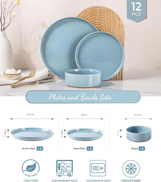AmorArc Stoneware Dinnerware Sets - Image 2