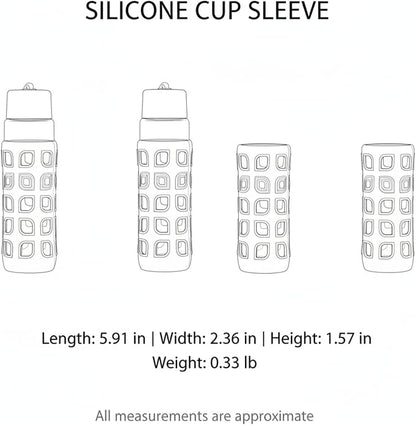 Silicone Cup Sleeve for 16-20oz Mugs, Heat Insulating Grip for Handle-less - Image 7