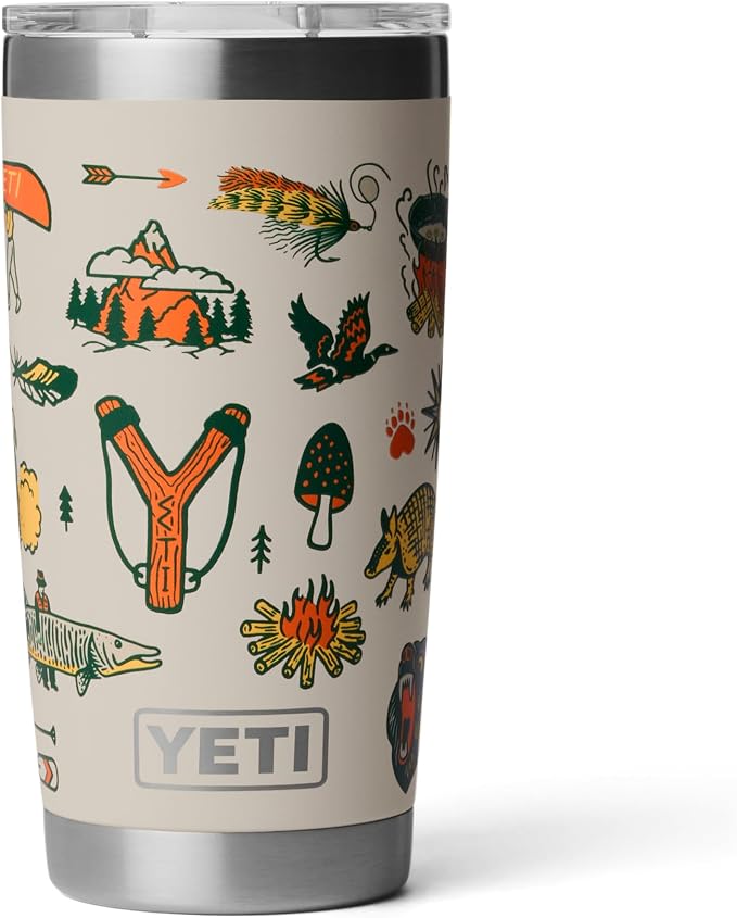 YETI Rambler 20 oz Stainless Steel Vacuum Insulated Tumbler w/MagSlider Lid by YETI
