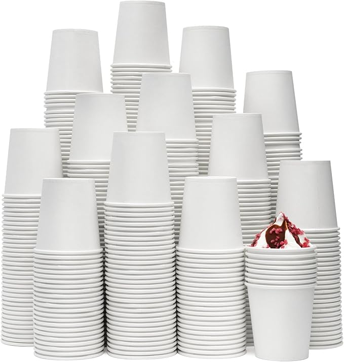 Vumdua Bathroom Paper Cups, Small Coffee Cups by Vumdua