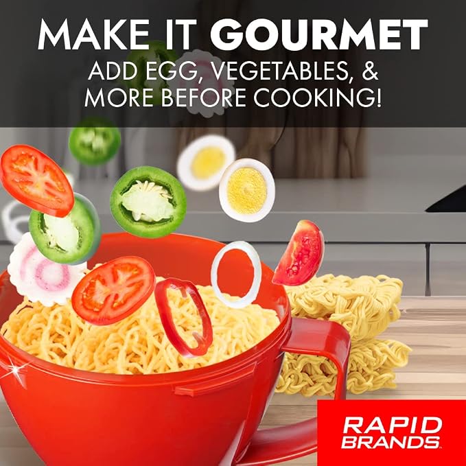 Rapid Soup Mug | Microwaveable Soup & Noodle Cooker | Enjoy Hot Soups Anytime | - Image 4
