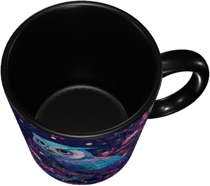 FyLybois Owl Coffee Mug 11 Ounce Mugs Ceramic Tea Cup Drinking Water Cups | - Image 5