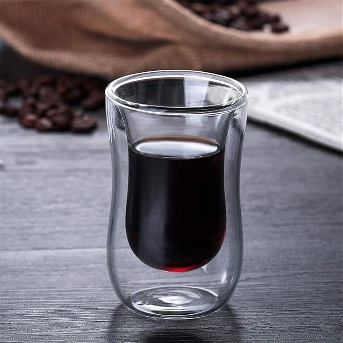 double walled coffee cups Latte Cups Double Walled Coffee Glasses Glass Cup - Image 7