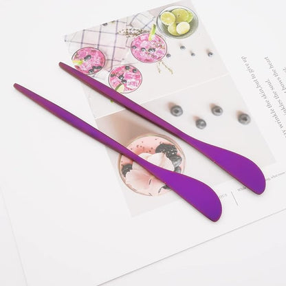 10 Pcs Purple Cheese Spreader Knife, Stainless Steel Butter Spreader, Use - Image 4